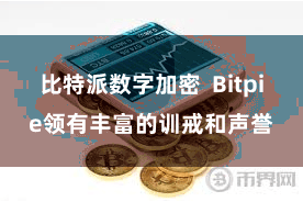 比特派数字加密 Bitpie领有丰富的训戒和声誉