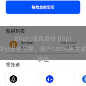 Bitpie钱包备份 Bitpie钱包安全可靠，资产100%自主掌控