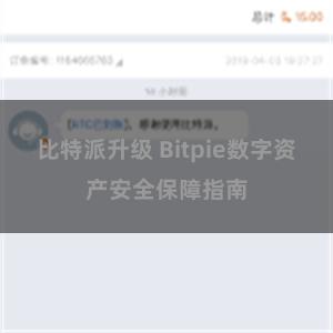 比特派升级 Bitpie数字资产安全保障指南