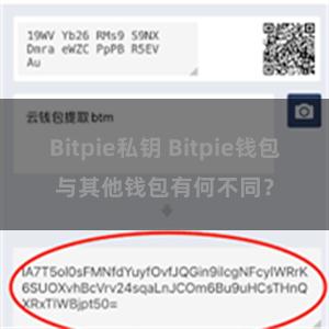 Bitpie私钥 Bitpie钱包与其他钱包有何不同？