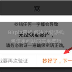 Bitpie网络 解决比特派钱包使用问题的实用技巧