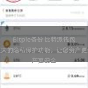 Bitpie备份 比特派钱包：强大的隐私保护功能，让您资产更安全