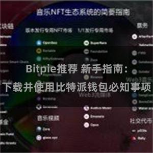 Bitpie推荐 新手指南：下载并使用比特派钱包必知事项