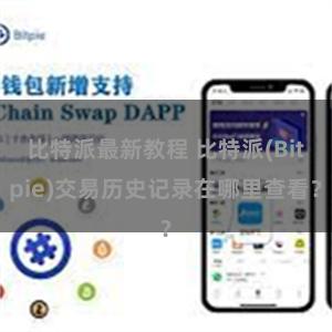 比特派最新教程 比特派(Bitpie)交易历史记录在哪里查看？