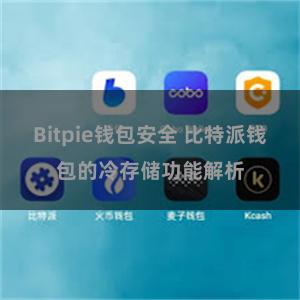 Bitpie钱包安全 比特派钱包的冷存储功能解析