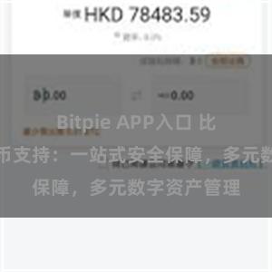 Bitpie APP入口 比特派官方多币支持：一站式安全保障，多元数字资产管理