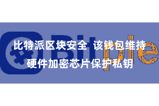 比特派区块安全  该钱包维持硬件加密芯片保护私钥