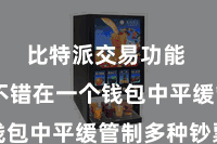 比特派交易功能  用户不错在一个钱包中平缓管制多种钞票